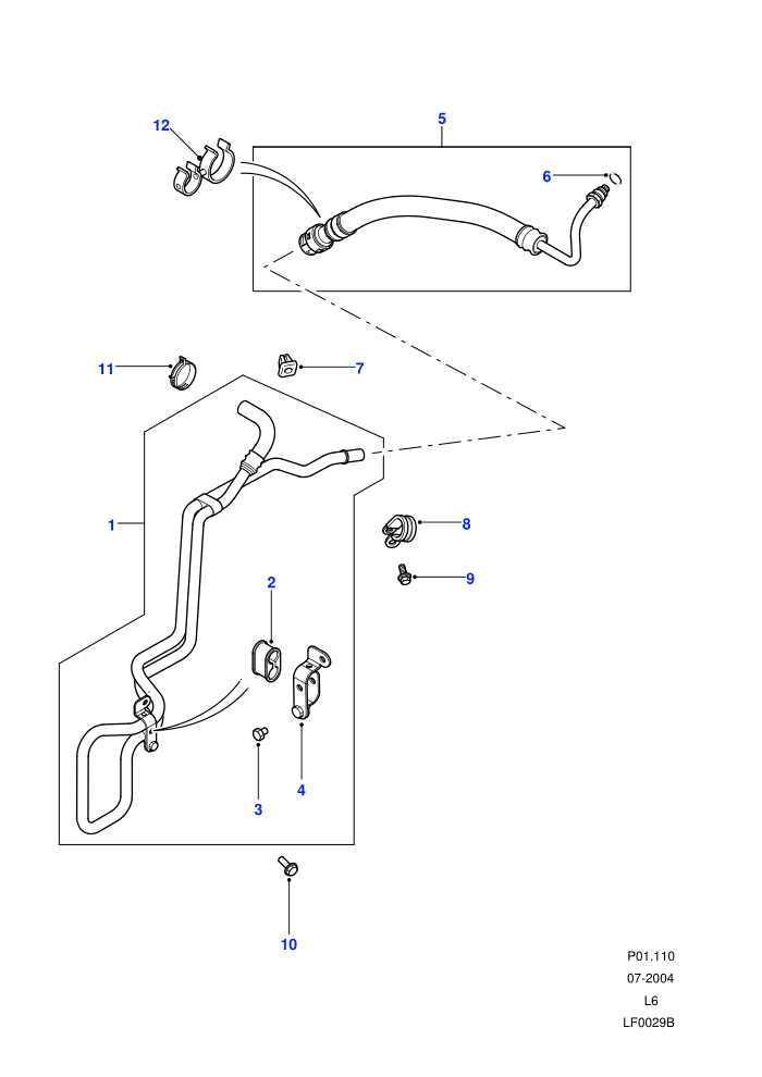 Hoses - Return (M47 2.0L I4 16V Diesel,RHD)((V)FROM1A000001)