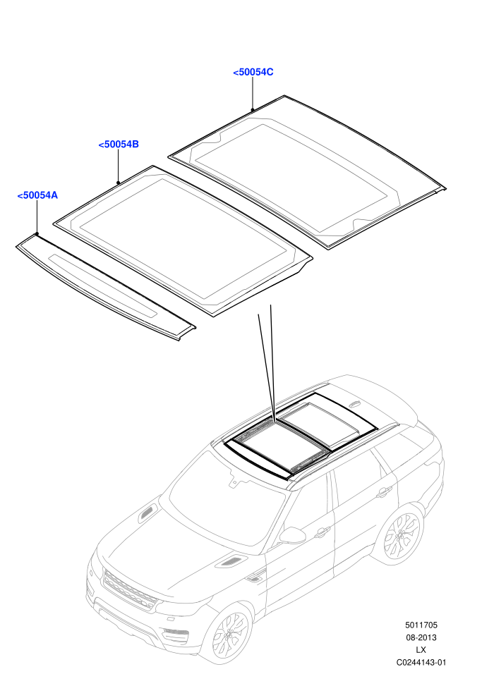 Sliding Roof Panel (With Roof Conversion-Panorama Power)