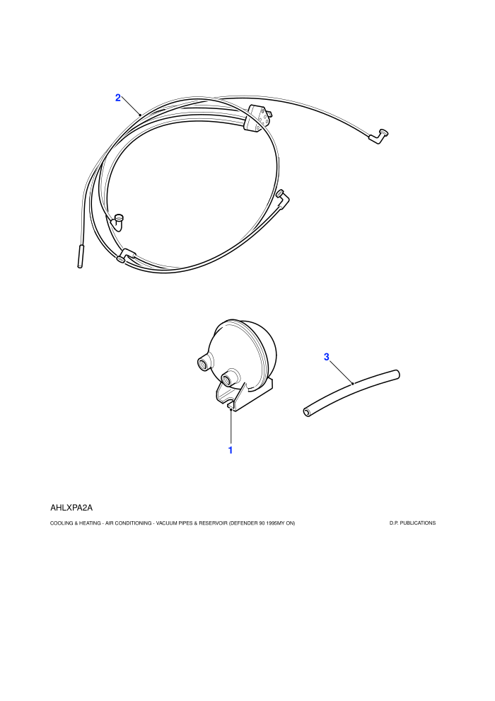 Vacuum Pipes and Reservoir (With Air Conditioning)