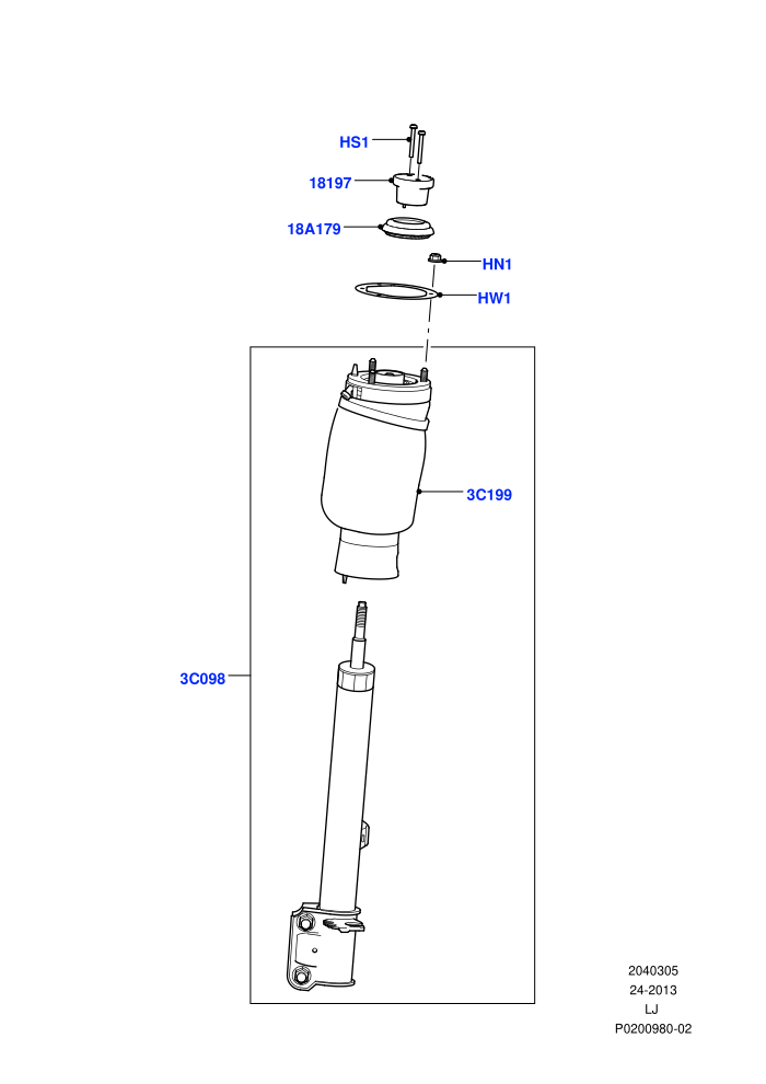 Front Suspension Struts And Springs (Less Armoured,With Continuous Variable Damping)((V)FROMAA000001)