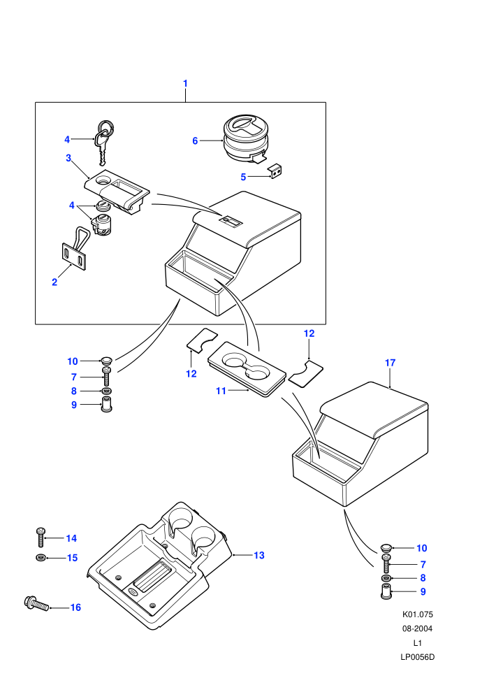 Cubby Box-Sloping Front
