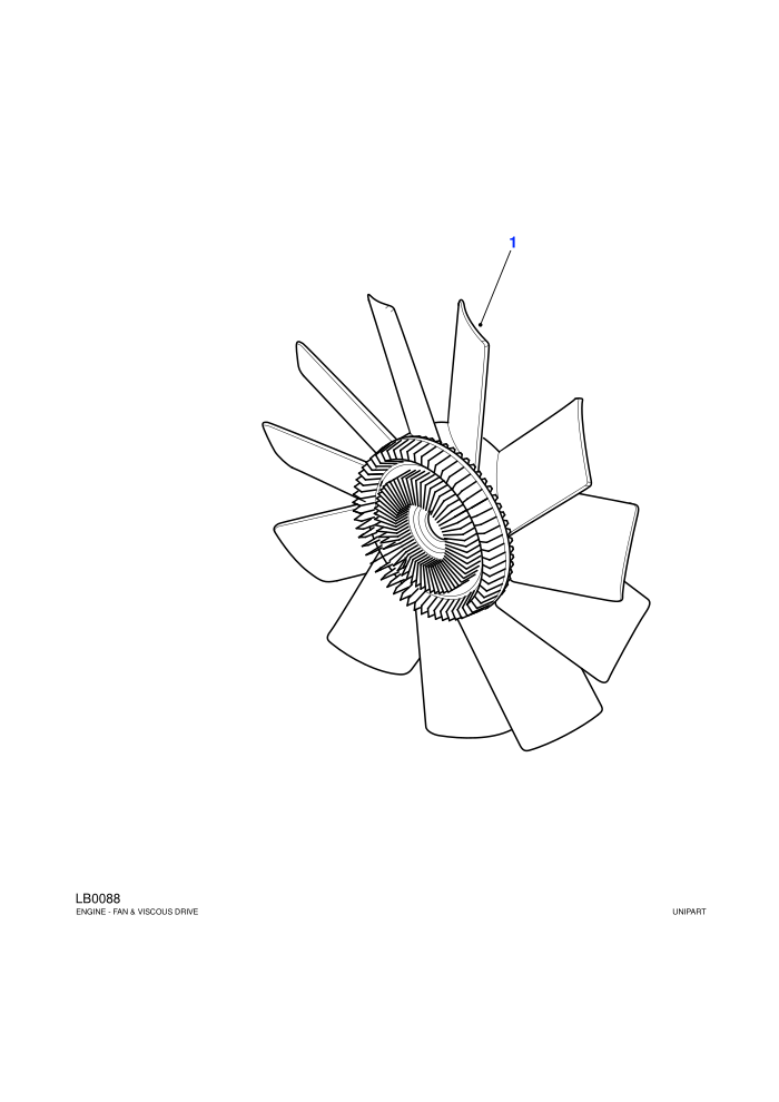 Fan & Viscous Drive (2.5L 6 Cyl BMW Diesel)