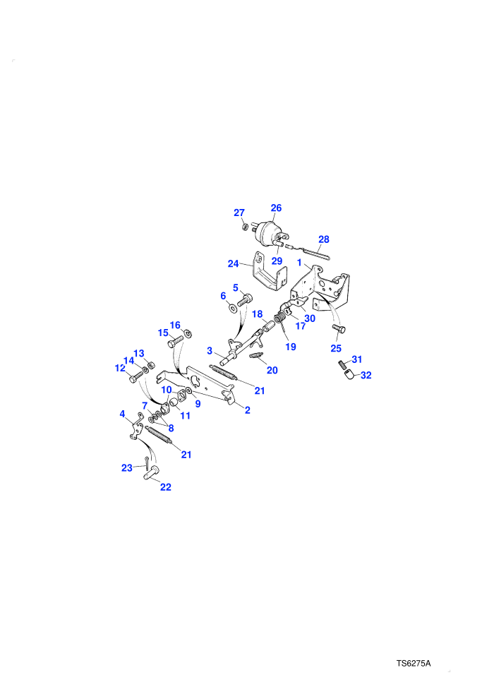 Throttle Linkage (Petrol V8 L/R EFI)