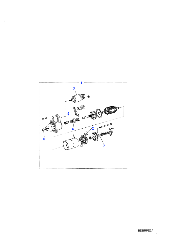 Starter Motor Bosch (V8 EFI Petrol)