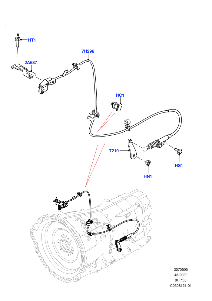 Gear Change-Automatic Transmission (8HP Gen3 Hybrid Trans)((V)FROMMA000001)