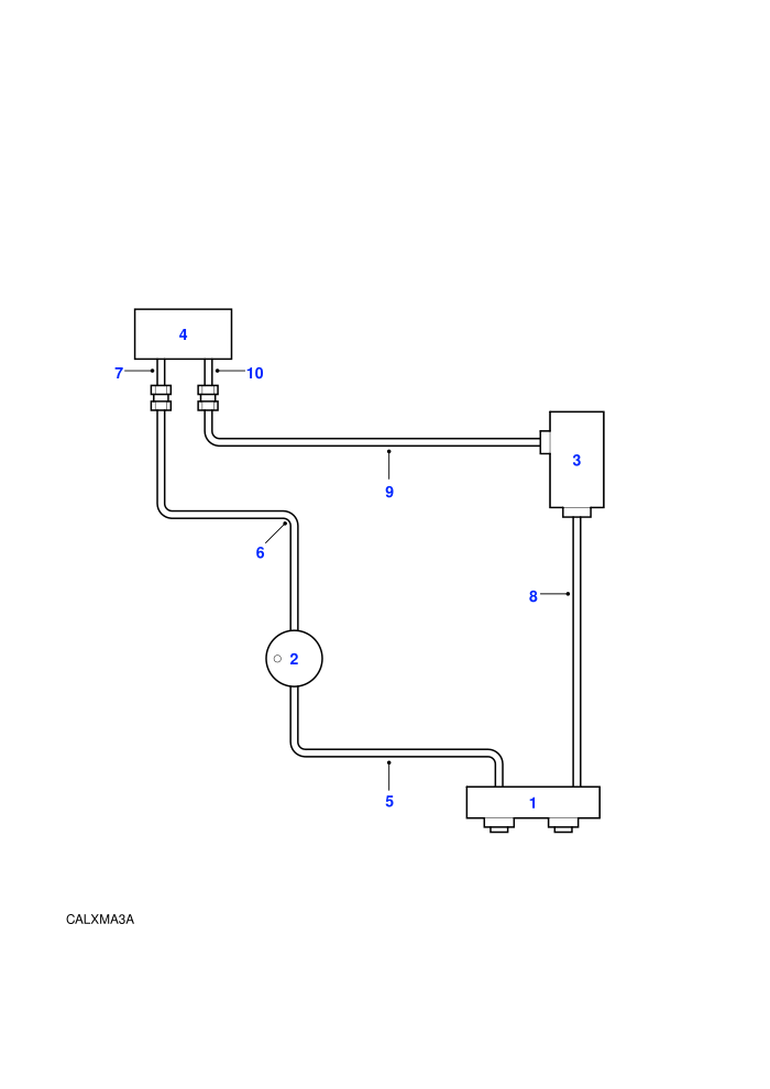 Hose Layout (LHD,With Air Conditioning)