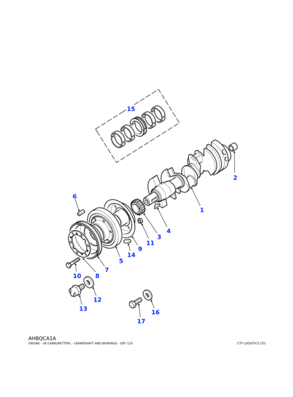 RTC171820 KING Вкладыши коренные к.в._0.5 V8 D1/DEF/RRC 3.5/3.9