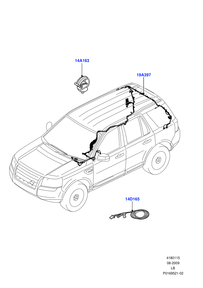 Electrical Wiring - Body And Rear (Audio/Navigation/Entertainment)((V)TO8H999999)