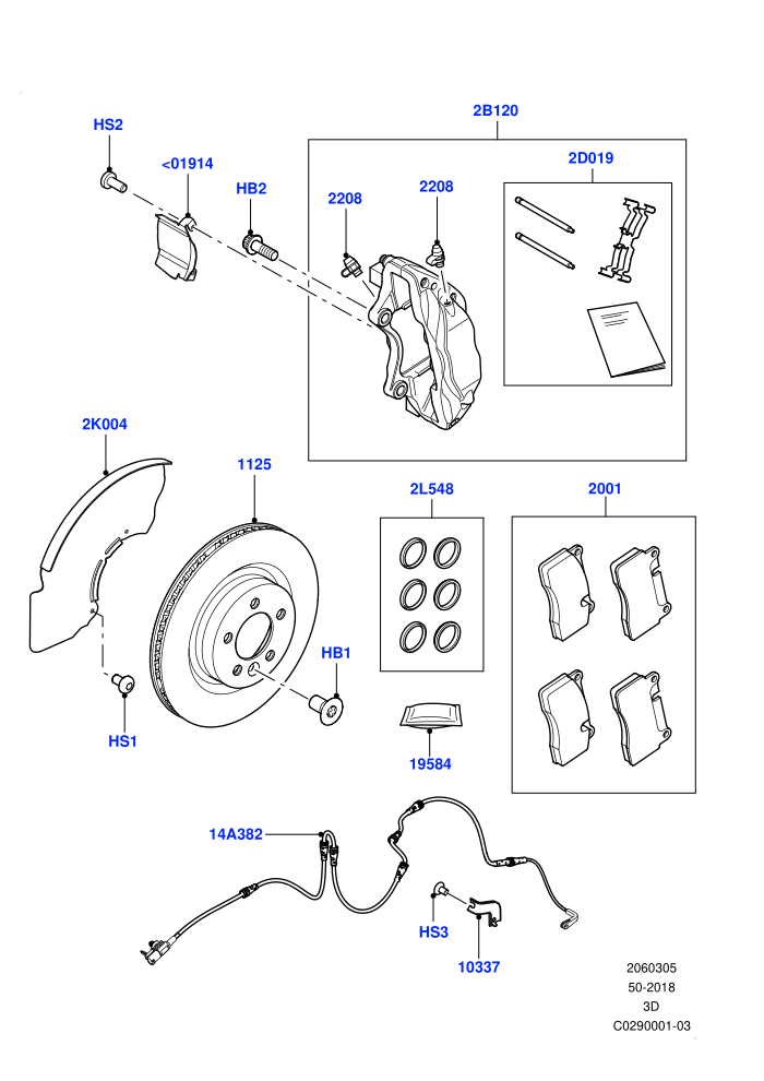 Front Brake Discs And Calipers (Disc And Caliper Size-Frt 19/RR 19,Front Disc And Caliper Size 19)(Nitra Plant Build)((V)FROMK2000001)