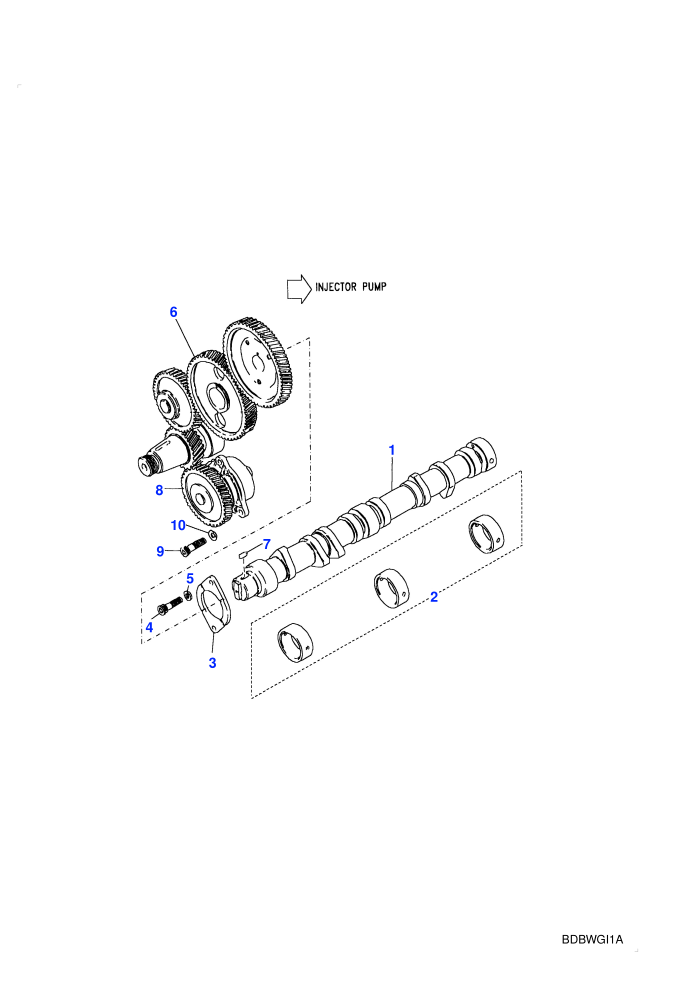 Camshaft (2.5L Turbo Diesel VM)