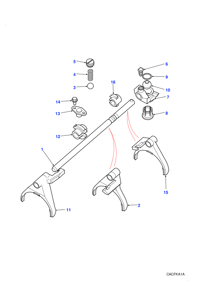 Selectors & Shafts (Manual Transmission)