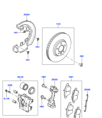 LR002080 LAND ROVER Болт тормозного диска (M10 X 20 Torx)