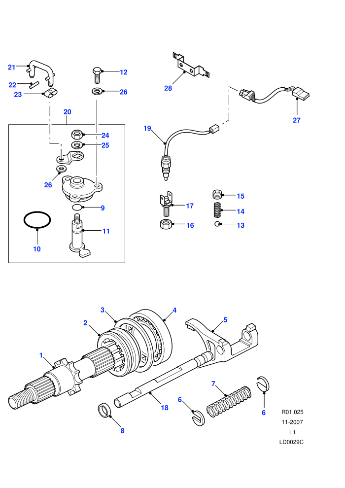 Front Ouput Shaft