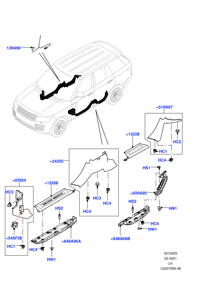 Side Trim (Sill)