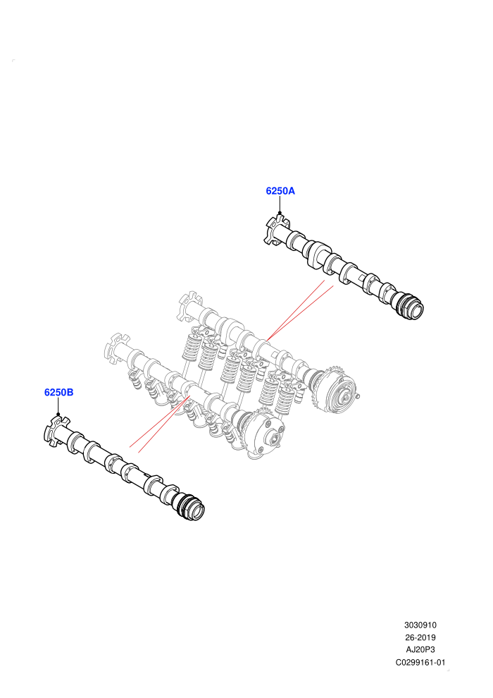 Camshaft (1.5L AJ20P3 Petrol High,1.5L AJ20P3 Petrol High PHEV,Changsu (China))