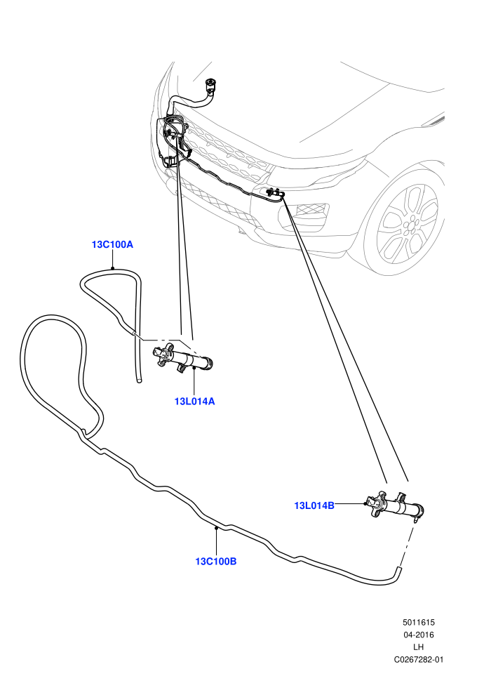 Headlamp Washer (Itatiaia (Brazil),With Headlamp Power Wash)((V)FROMGT000001)