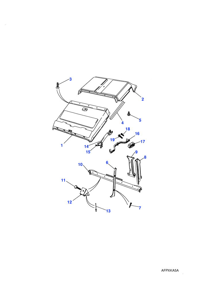 Roof Trim (110,130 Wheelbase,4 Door Crew Cab - Non HICAP,Chassis Crew Cab,Crew Cab HCPU,Crew Cab Pick Up)