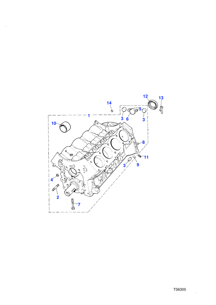 Cylinder Block (Petrol V8 L/R EFI)