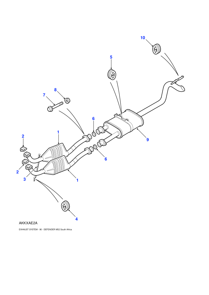 Front And Rear (2.8L 6 Cyl BMW M52 Petrol)