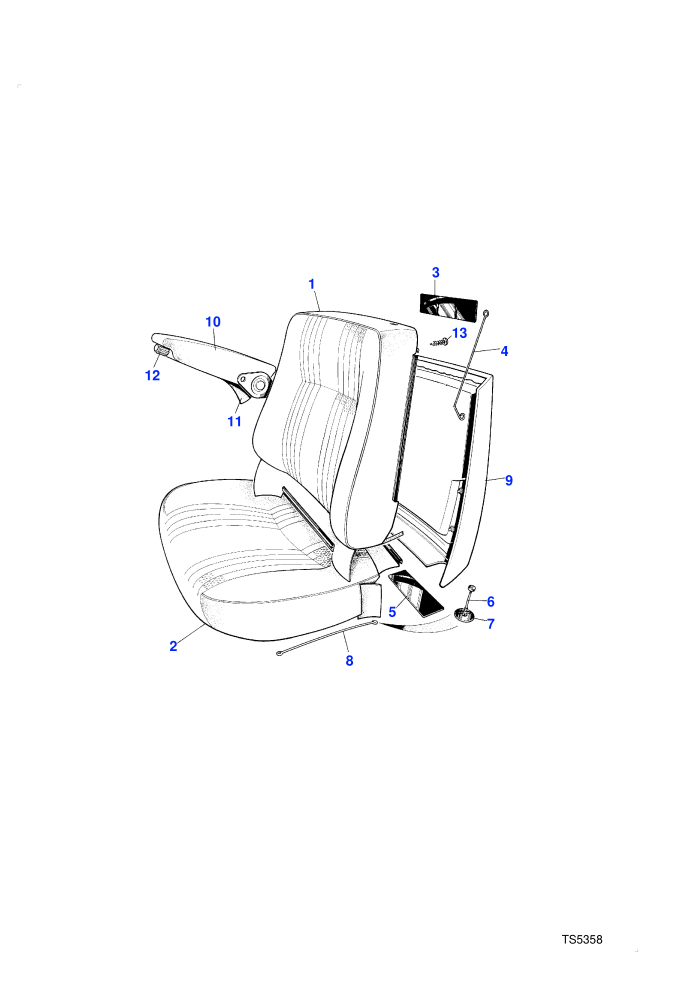 Front Seats (4 Door Station Wagon)