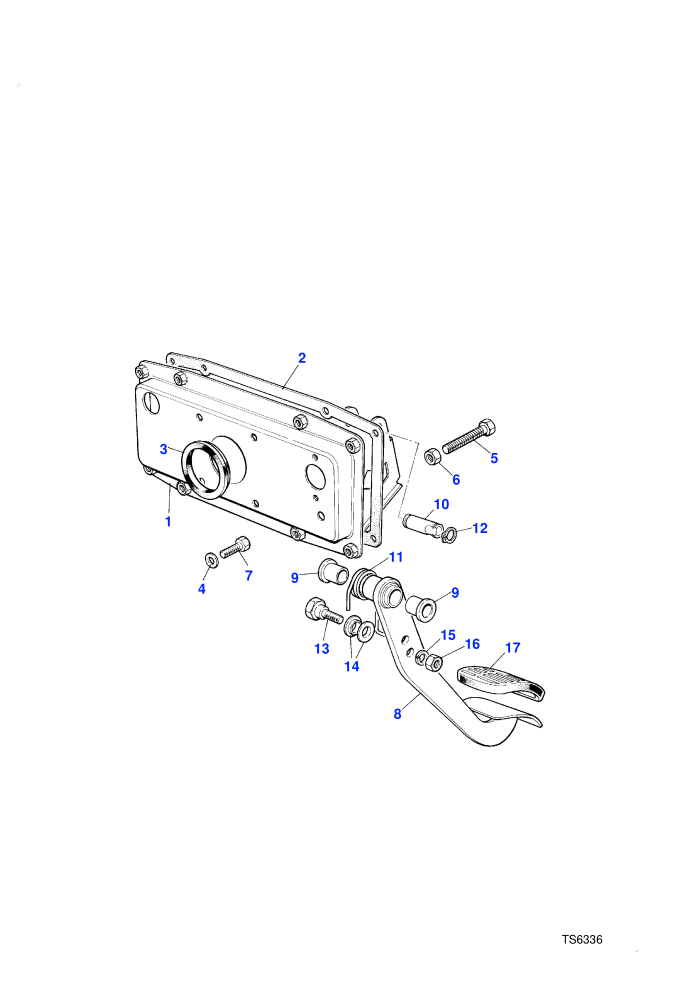 Clutch Pedal (Manual Transmission)((V)FROMDA301158)