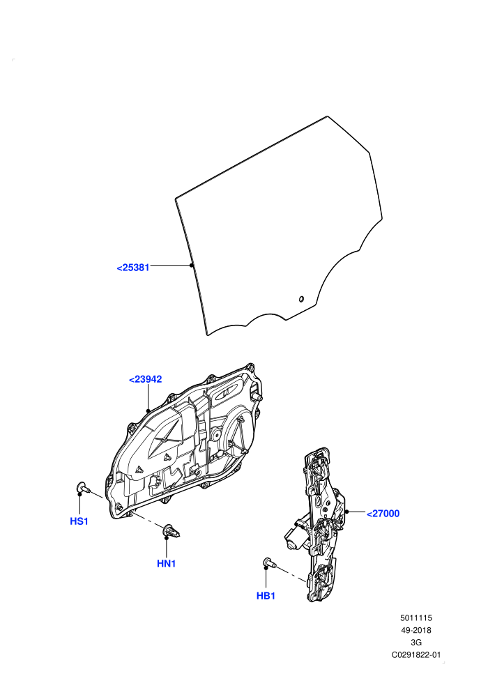 Rear Door Glass And Window Controls (Halewood (UK))