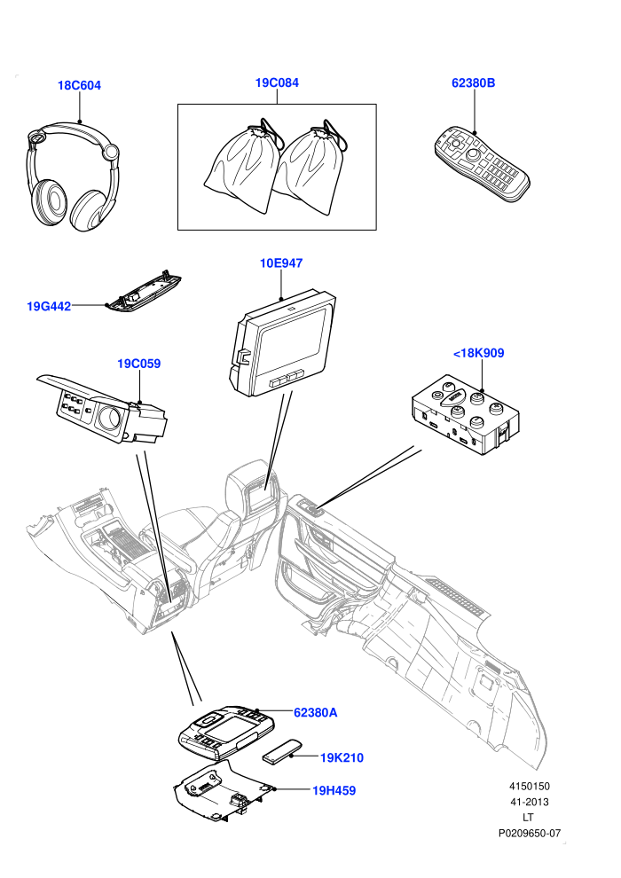 Family Entertainment System (Rear Seat)((V)FROMAA000001)