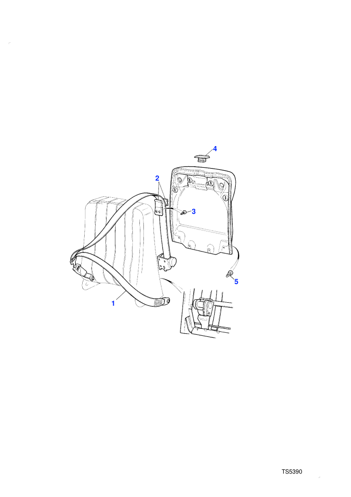 Seat Belt Assembly-Front (2 Door Station Wagon)