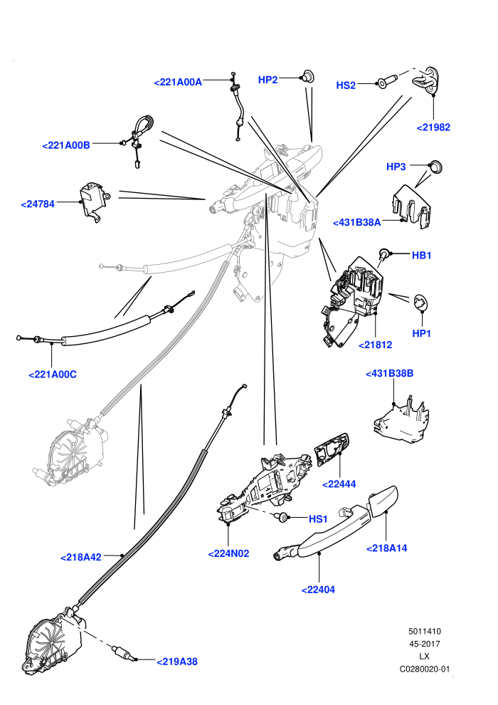 Front Door Lock Controls ((V)FROMJA000001)