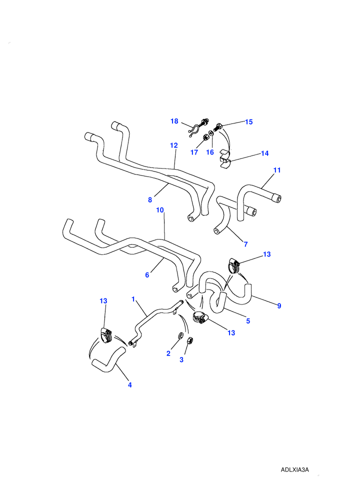 Heater Pipes (2.5L 200 Tdi)