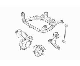 Front X Member / Knuckle & Hub