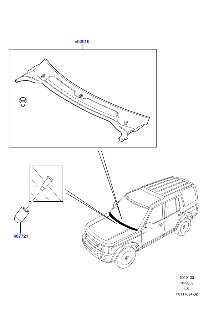 Cowl/Panel And Related Parts ((V)TO9A999999)