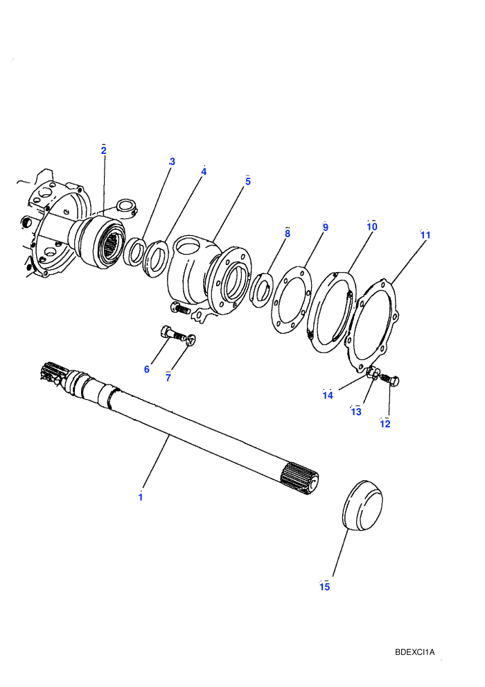 Drive Shafts (Less Anti-Lock Braking System)((V)TOJA624755)