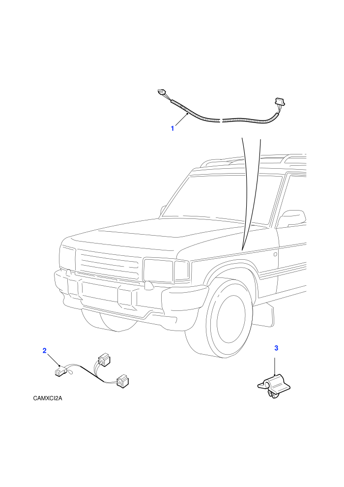 Harness-Headlamp Levelling/Powerwash & Seatbelt Link Leads
