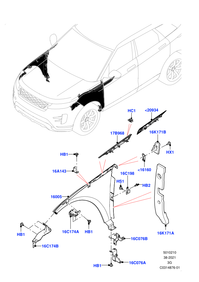 Dash Panel And Front Fenders (Itatiaia (Brazil))