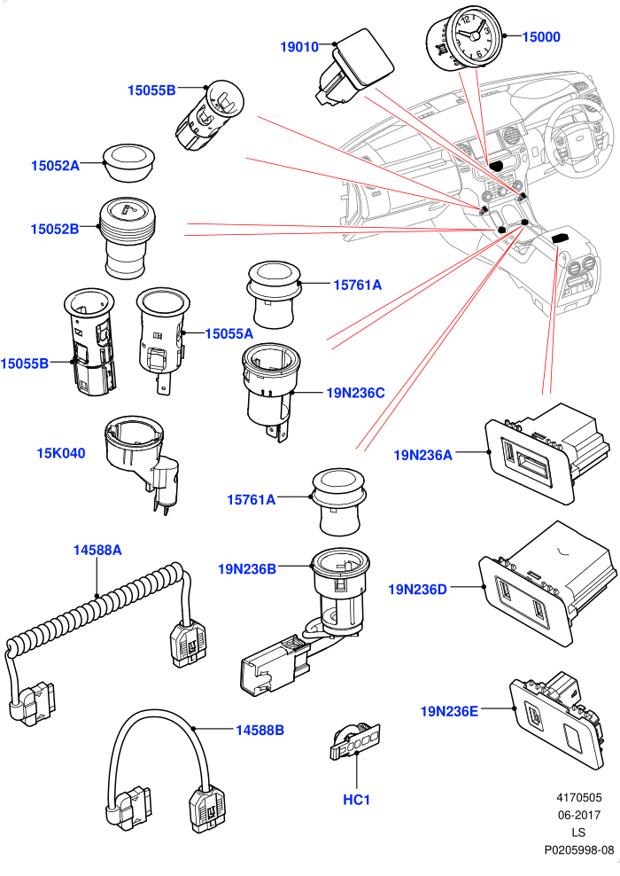 Instrument Panel Related Parts ((V)FROMAA000001)