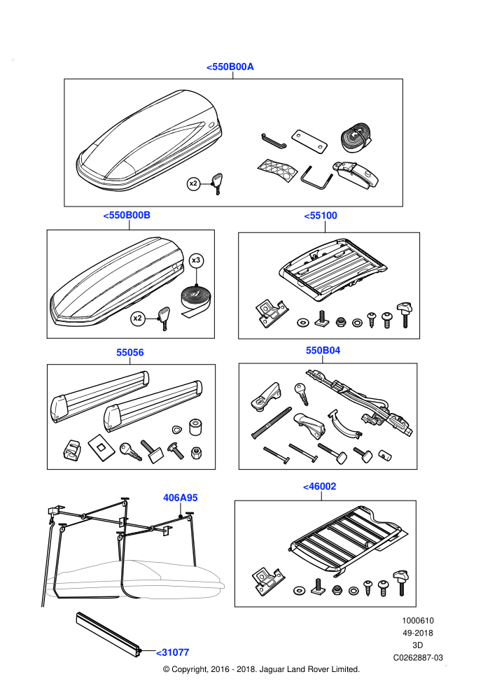 Carriers & Boxes (Nitra Plant Build,Solihull Plant Build)