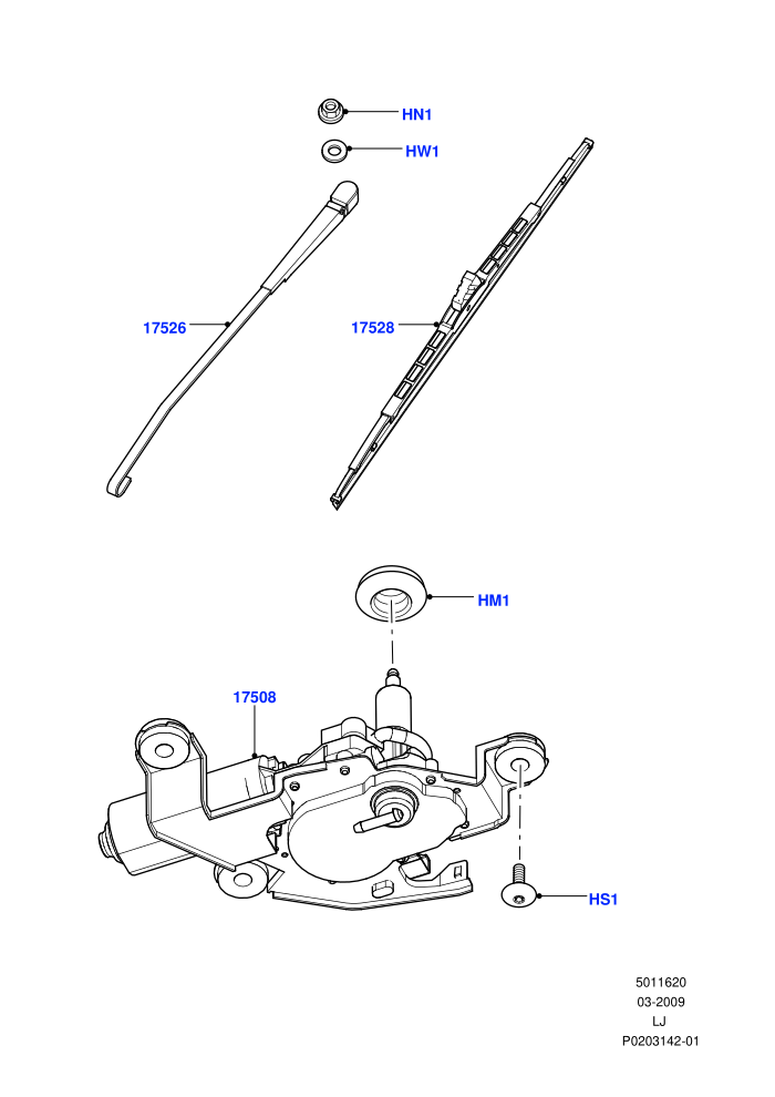 Rear Window Wiper And Washer ((V)FROMAA000001)
