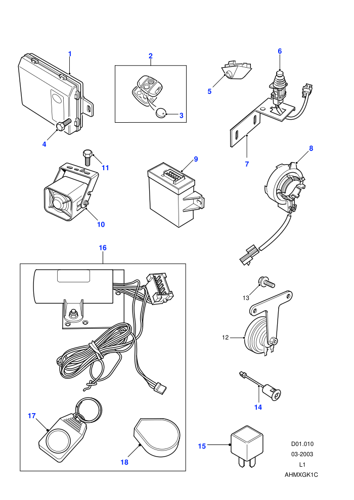 Alarm / Remote Locking System (With Anti-Theft Alarm,With Central Locking)