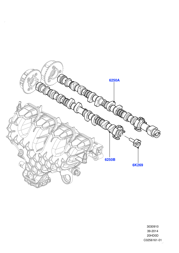 Camshaft (2.0L 16V TIVCT T/C 240PS Petrol)