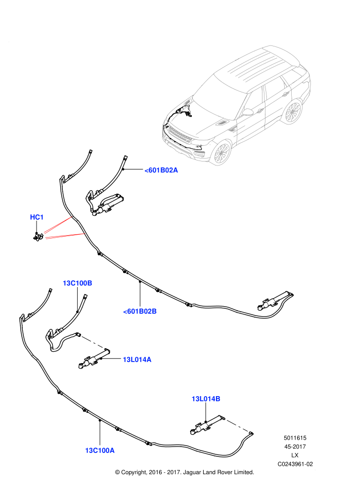 Headlamp Washer (With Headlamp Power Wash)
