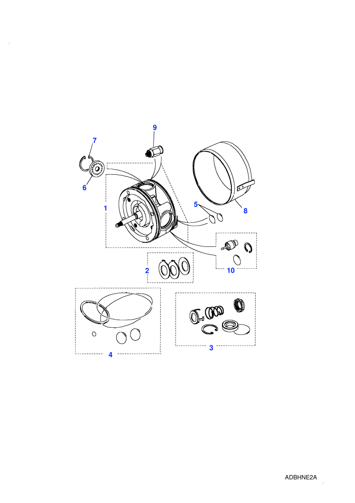 Air Conditioning Compressor-Kits (2.5L 4 Cyl Turbo Diesel,With Air Conditioning)