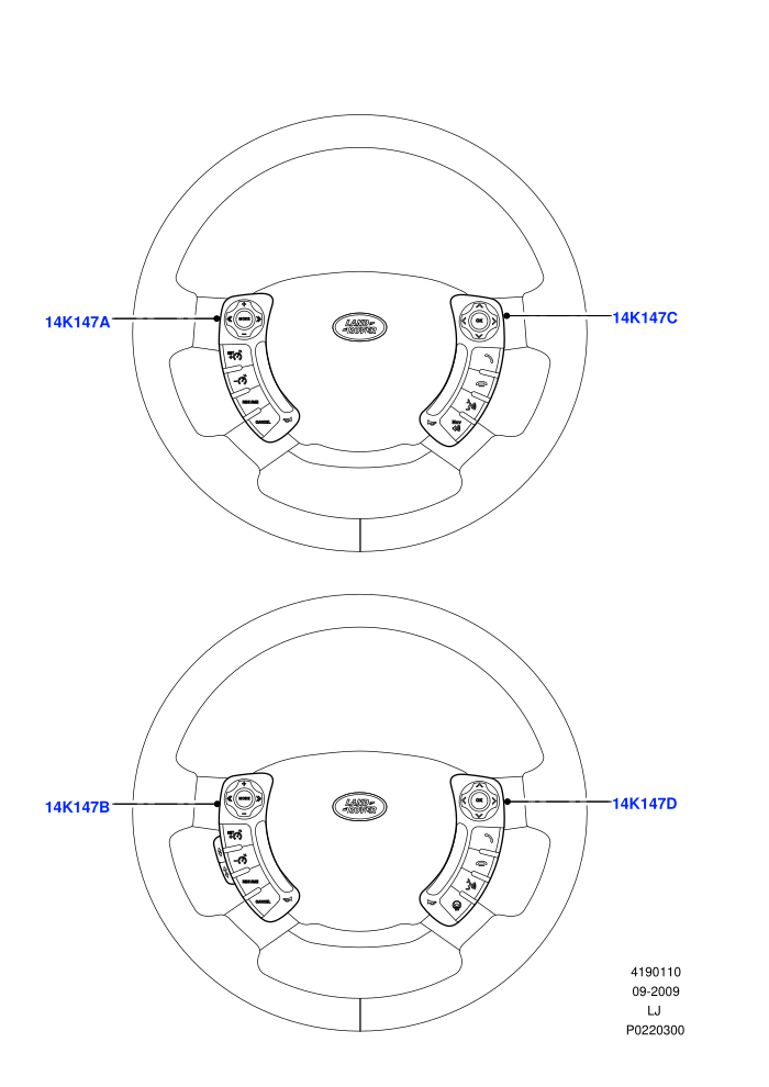 Switches (Steering Wheel)((V)FROMAA000001)