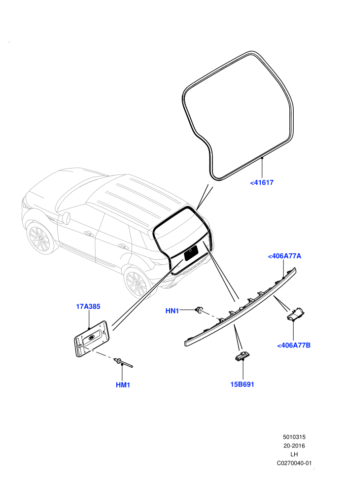 Luggage Compartment Door (Changsu (China))(Weatherstrips And Seals)((V)FROMEG000001)