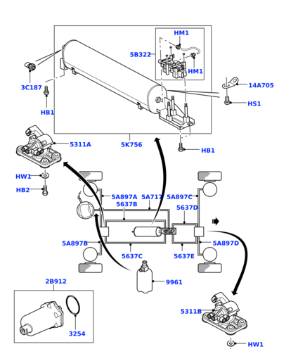 RYF000100 LAND ROVER