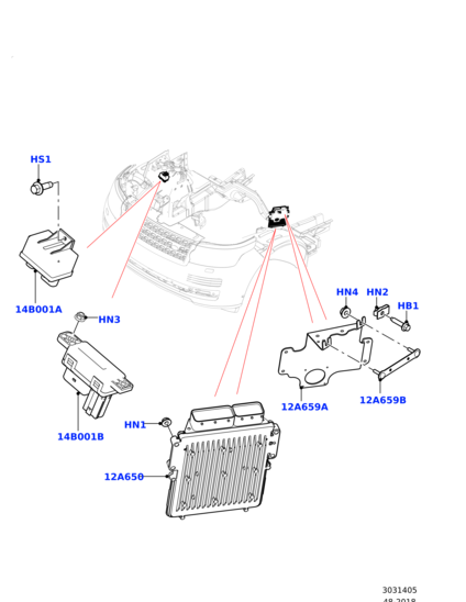 LR082464 LAND ROVER Реле свечей накала