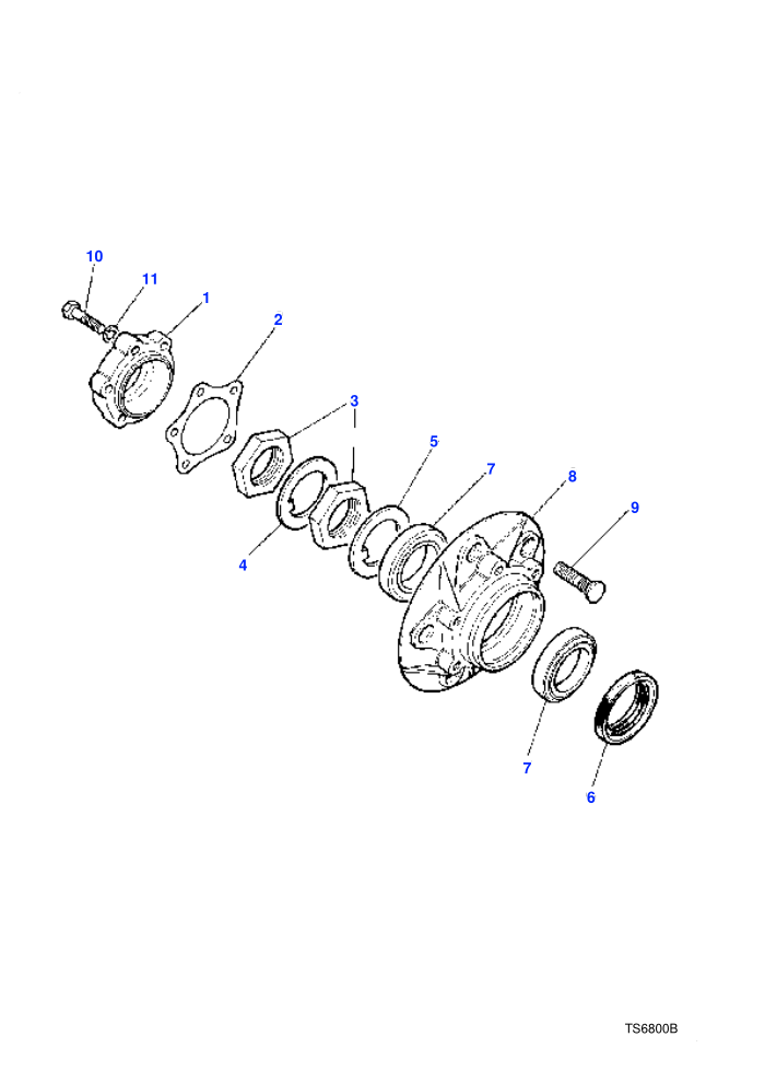Front Hubs-ABS (4 Wheel Anti-Lock Braking System)