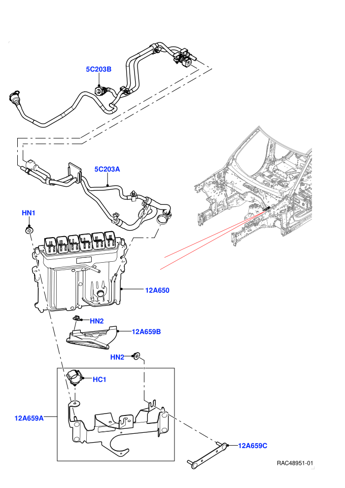 Engine Modules And Sensors (3.0L AJ20P6 Petrol High)((V)FROMKA000001)