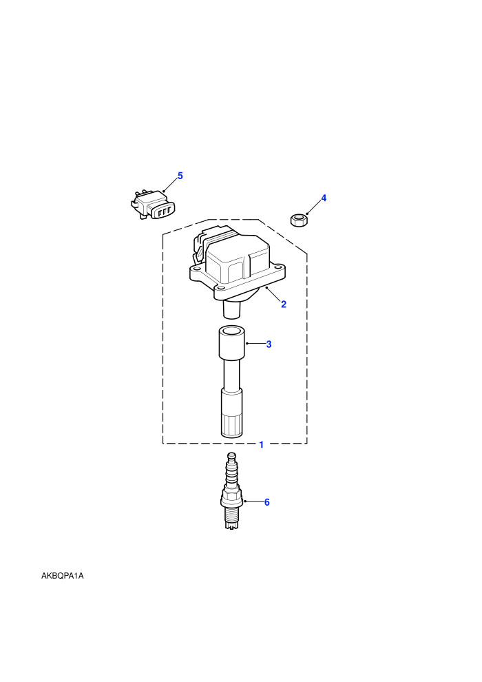 Coil (2.8L 6 Cyl BMW M52 Petrol)