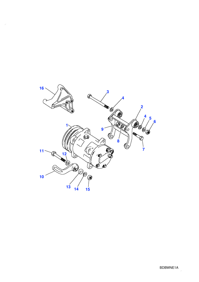 Air Conditioning Compressor (2.5L Turbo Diesel VM,With Air Conditioning)